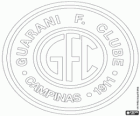 Emblem der Guarani FC, Fußballverein aus Campinas, Brasilien