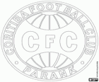 Abzeichen von Coritiba FC, brasilianischen Fußball-Team von Curitiba