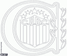 Emblem der CA Rosario Central, argentinischer Fußballverein