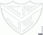 Emblem der CA Velez Sarsfield, Fußball-und Sport-Club in der Stadt Buenos Aires, Argentinien