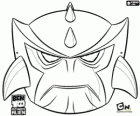 Humongousaur Maske. Ben 10 Ultimate Alien