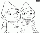 Gnomeo und Julia, die Protagonisten eines Films auf Shakespeares Romeo und Julia auf