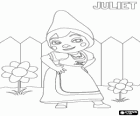 Die schöne Julia ist die Tochter des Führers der Roten Garten Gnome