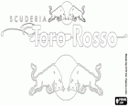 Logo der STR, Scuderia Toro Rosso