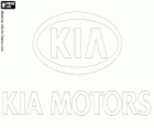 Logo von KIA Motors, südkoreanische Automobilhersteller