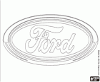 Ford Logo. Automarke Vereinigte Staaten