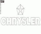 Chrysler-Logo. Auto-Marke aus den Vereinigte Staaten von Amerika