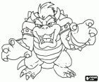 Bowser oder King Koopa, der Hauptfeind in Mario Spiele