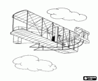 Einer der erste bemannte Flugzeug, Die Brüder Wright das Flugzeug