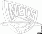 Logo New Jersey Nets, NBA-Team. Atlantic Division, Eastern Conference