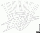 Logo von Oklahoma City Thunder, NBA-Team. Northwest Division, Western Conference