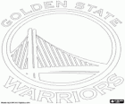 Logo der Golden State Warriors, NBA-Team. Pacific Division, Western Conference