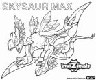 Skysaur Max. Invizimals. Flugsaurier, die Markteinführung das Ei als ihre beste Waffe