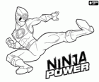Power Ranger Springen. Power Rangers Ninja Power