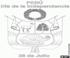 Nationalfeiertag von Peru, 28. Juli. Es erinnert an die Erklärung der Unabhängigkeit von Spanien im Jahr 1821
