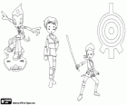 Odd und Ulrich helfen Aelita in die virtuelle Realität des Code Lyoko