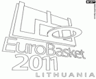 Logo EuroBasket 2011 Litauen. Basketball-Europameisterschaft 2011. FIBA Europe