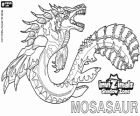Mosasaur. Invizimals Schattenzone. Authentische Seeungeheuer mit mächtigen Flossen und kräftigen Kiefern