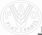 FAO-Logo, Ernährungs- und Landwirtschaftsorganisation der Vereinten Nationen