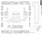 Sebastian Vettel, Formel 1-Fahrer-Weltmeister 2010 und 2011 mit Red Bull Racing