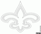 Logo der New Orleans Saints, American Football Team in der NFC South Division, New Orleans, Louisiana