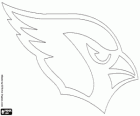 Logo der Arizona Cardinals, American Football-Franchise in NFC West-Teilung. Glendale, Arizona