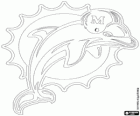 Logo der Miami Dolphins, American Football Team in der AFC East Division, Miami, Florida