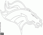 Denver Broncos logo, American Football-Team in der AFC Western Division, Denver, Colorado