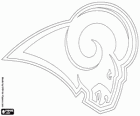 Saint Louis Rams-Logo, american football team West Division NFC, Saint Louis, Missouri