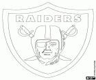 Oakland Raiders Logo, american football club aus der West Division AFC, Oakland, California