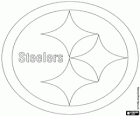 Pittsburgh Steelers Logo, american football team in der North Division in der AFC, Pittsburgh, Pennsylvania