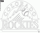 Colorado Rockies Logo, Baseball-Team in der National League West Division, Denver, Colorado