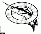 Florida Marlins Logo, Baseball-Team aus der East Division National League, Miami, Florida