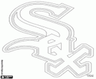 Chicago White Sox Logo, Baseball-Team in der Central Division der American League, Chicago, Illinois