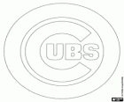 Chicago Cubs Logo, Baseball-Team aus Chicago, Illinois. Central Division, National League