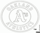 Oakland Athletics logo, Baseball-Team in Oakland, Kalifornien. Western Division der American League
