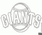 San Francisco Giants-Logo Baseball-Team aus der National League West Division, San Francisco, Kalifornien