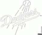 Los Angeles Dodgers Logo, professionelle Baseball-Mannschaft in der West Division National League, Los Angeles, California