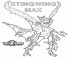 Stingwing Max. Invizimals Schattenzone. Die erste Invizimal von Kenichi, eine attraktive und gefährliche Insekten gefangen