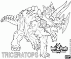 Triceratops. Invizimals Schattenzone. Invizimals Pflanzenfresser mit großer Stärke und Tapferkeit