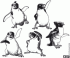 Mumble ist Pinguine Freunde: Lombardo, Raul, Rinaldo, Ramon und Nestor