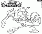 Skylander Chop Chop, ein harter Krieger mit Schwert und Schild. Untoter Skylanders