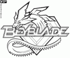 Beyblade-Logo mit dem Drachen