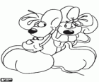 Diddl und Diddlina, das Liebespaar Mäusen