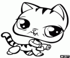 Littlest PetShop. Haustiere im Dschungel. Tiger Katze