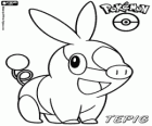 Floink oder Tepig, ist dieses Schwein das erste Pokémon Typ Feuer von Teselia. Pokabu