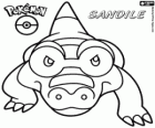 Ganovil oder Meguroko, geben Sie ein Pokémon-Krokodil Boden und unlicht. Ganovil entwickelt sich zu Rokkaiman und Rabigator
