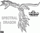 Spectral Dragon. Invizimals Die verlorenen Stämme. Bösen Invizimal, die leicht Prügelspiele sicherstellt, wenn Sie an Ihrer Seite haben mutig sind