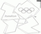 London 2012 Olympische Sommerspiele Logo. Spiele der Olympiade XXX