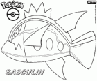 Barschuft, Bassrao auf Japanisch, ein Pokémon farbige Fische
